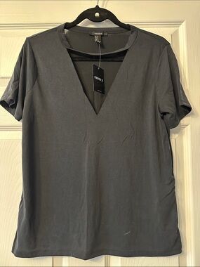 Forever 21 washed out black Short Sleeve Tee